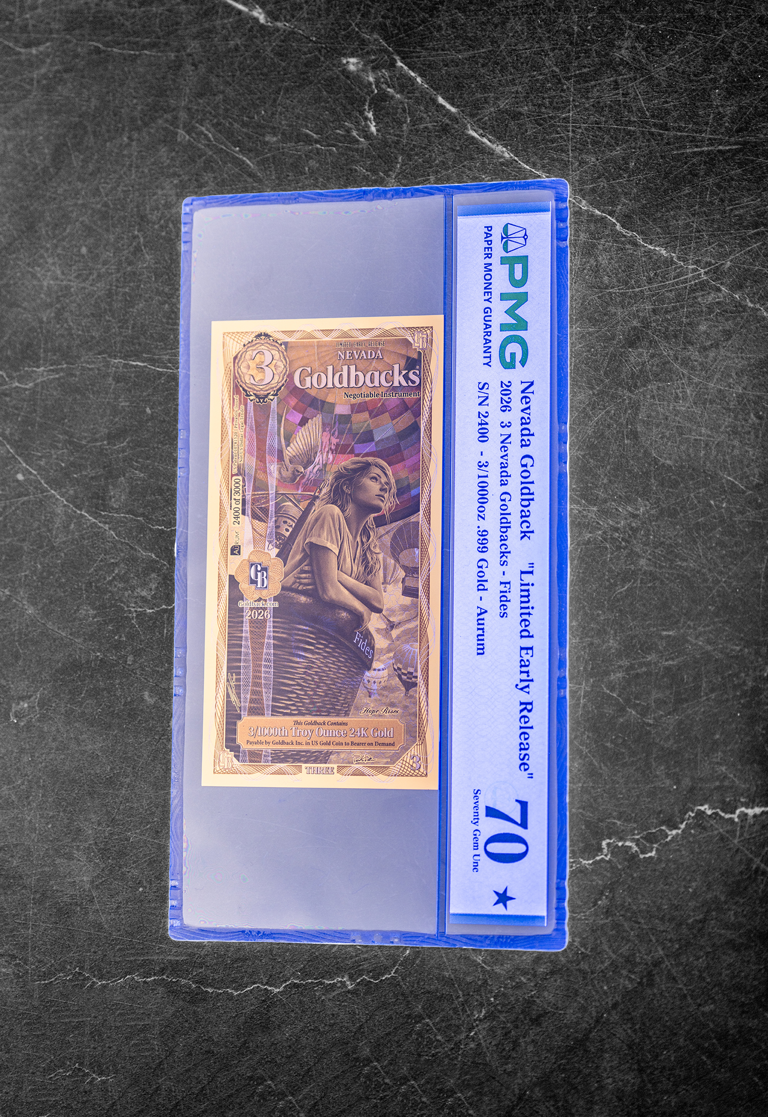 3 Nevada Goldback (Graded MS-70 2026 Limited Early Release) + Free .6oz Silver Nevada Gaming Token ***SHIPS OCT 30*** - Image 38