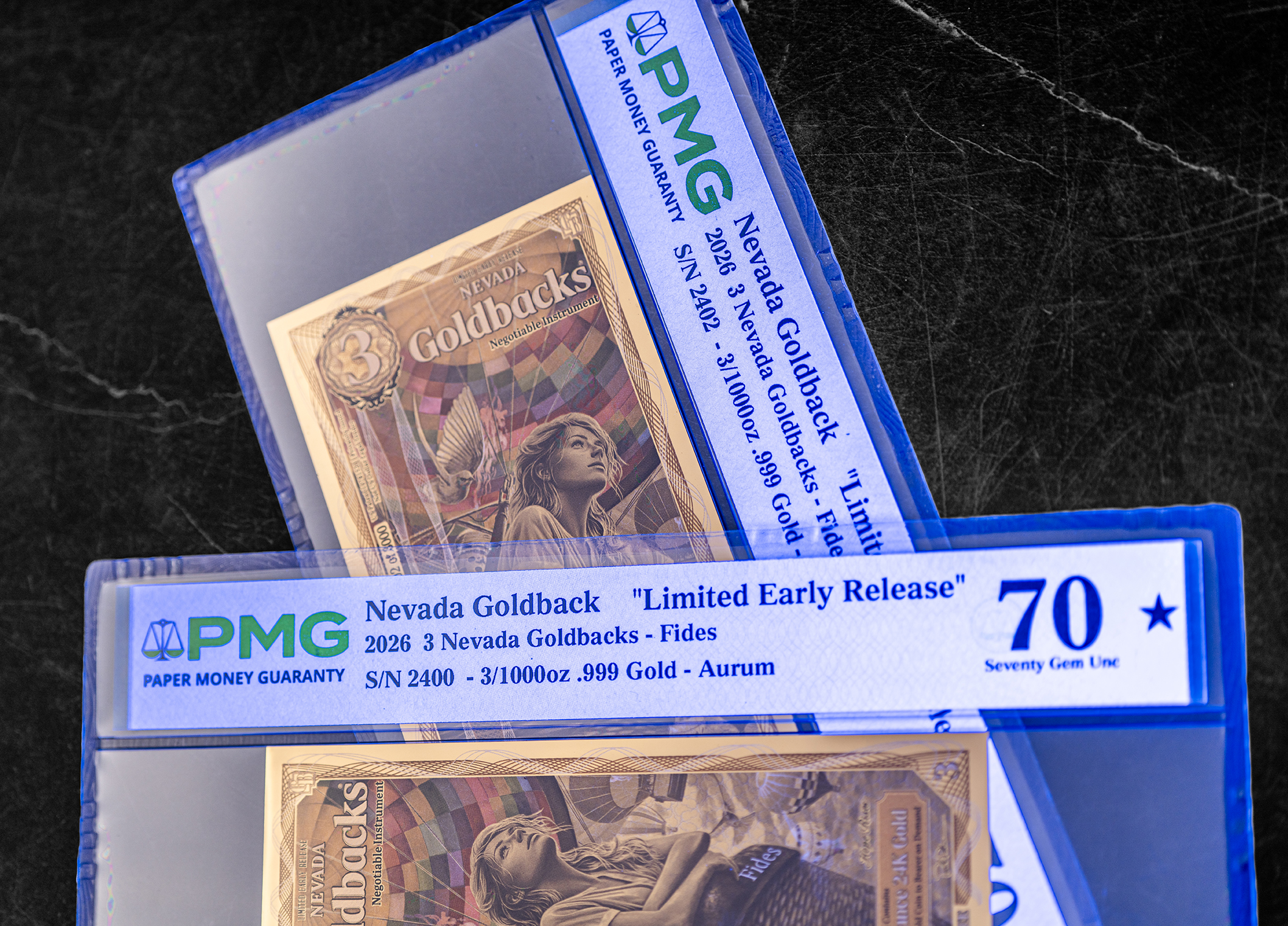 3 Nevada Goldback (Graded MS-70 2026 Limited Early Release) + Free .6oz Silver Nevada Gaming Token ***SHIPS OCT 30*** - Image 41
