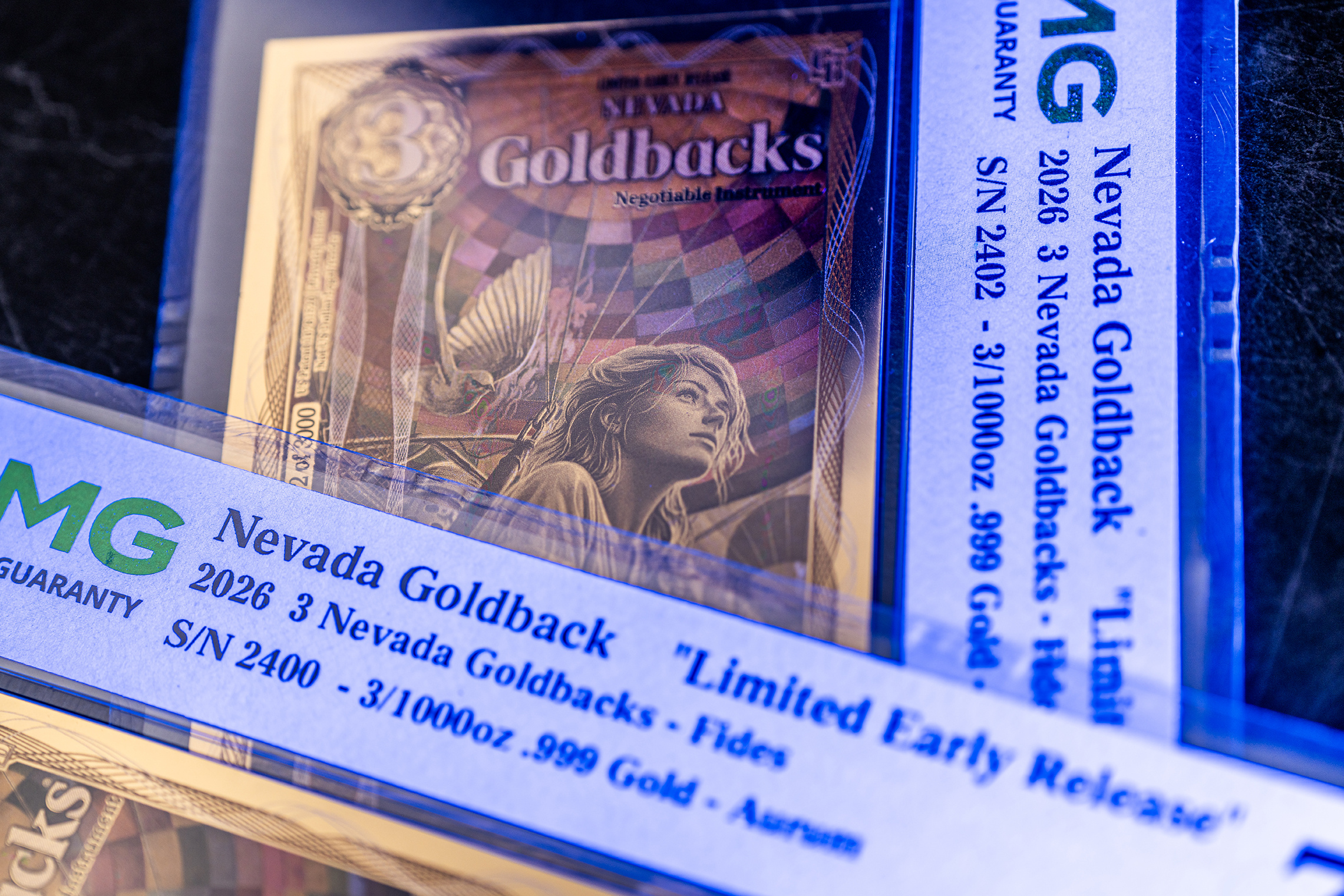 3 Nevada Goldback (Graded MS-70 2026 Limited Early Release) + Free .6oz Silver Nevada Gaming Token ***SHIPS OCT 30*** - Image 42